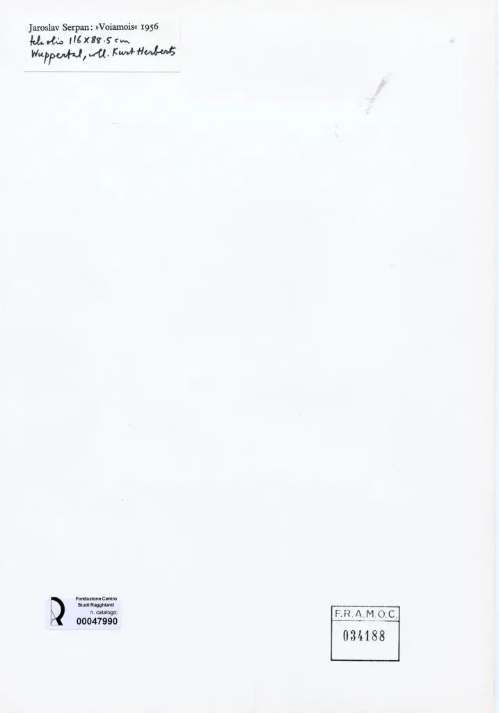 Anonimo , Serpan, Jaroslav - sec. XX - Voiamois , retro