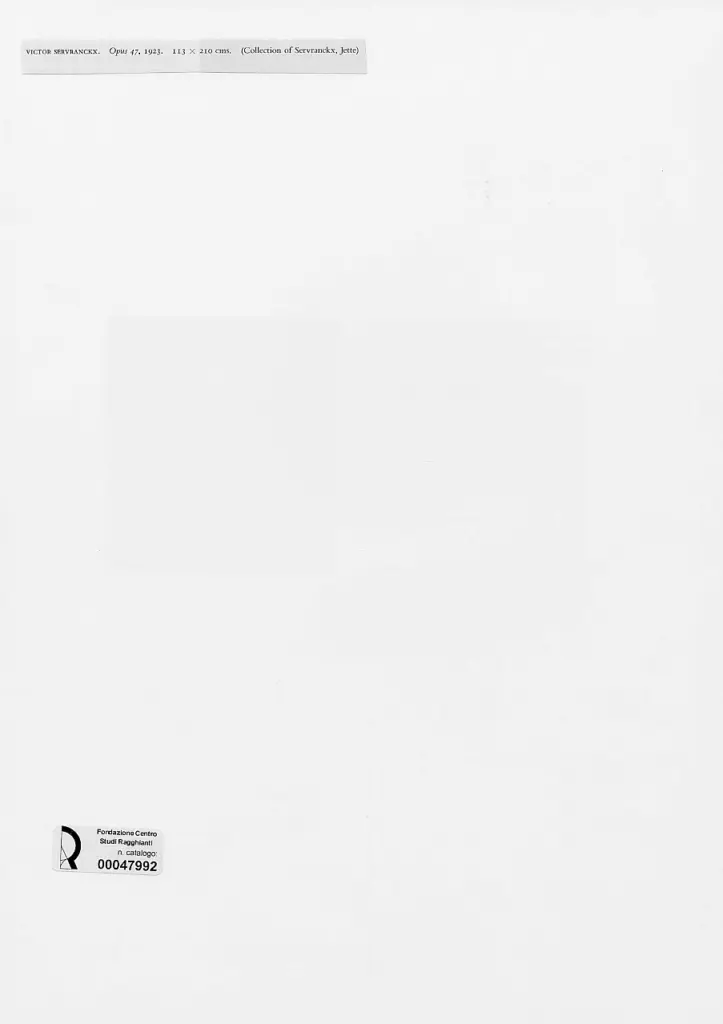 Servranckx, Victor - sec. XX , retro