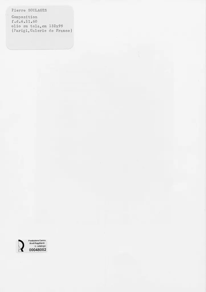 Anonimo , Soulanges, Pierre - sec. XX - Composizione , retro