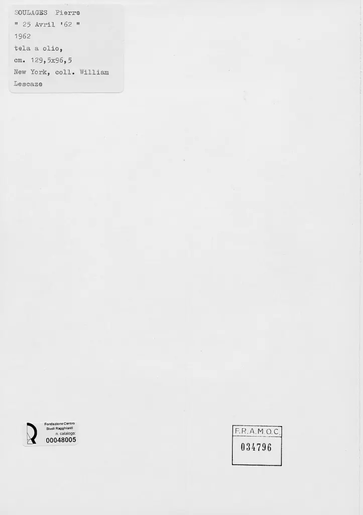 Anonimo , Soulanges, Pierre - sec. XX - 25 Aprile '62 , retro