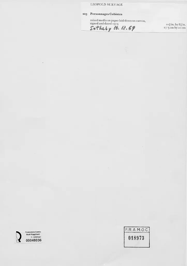 Survage, Leopold - sec. XX , retro