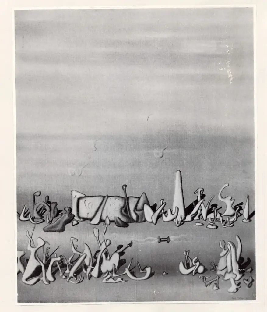 Anonimo , Tanguy, Yves - sec. XX - Tra l'erba e il vento , fronte