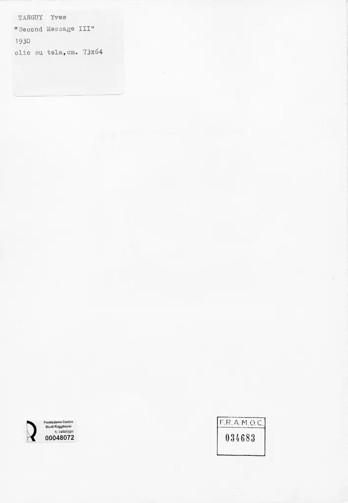 Anonimo , Tanguy, Yves - sec. XX - Sortons , retro