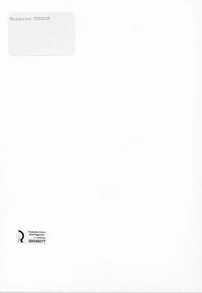 Anonimo , Tessier, Madeleine - sec. XX - Fiori , retro