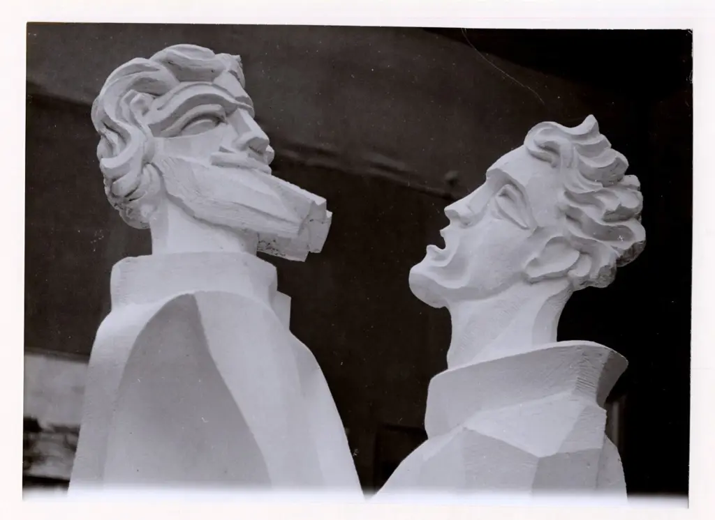 Anonimo , Touzet, Jacques - sec. XX - La Tragedia e la comedia , fronte