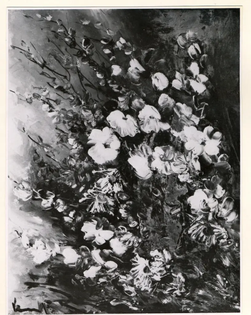 Vlaminck, Maurice , Fleurs blanches et blues