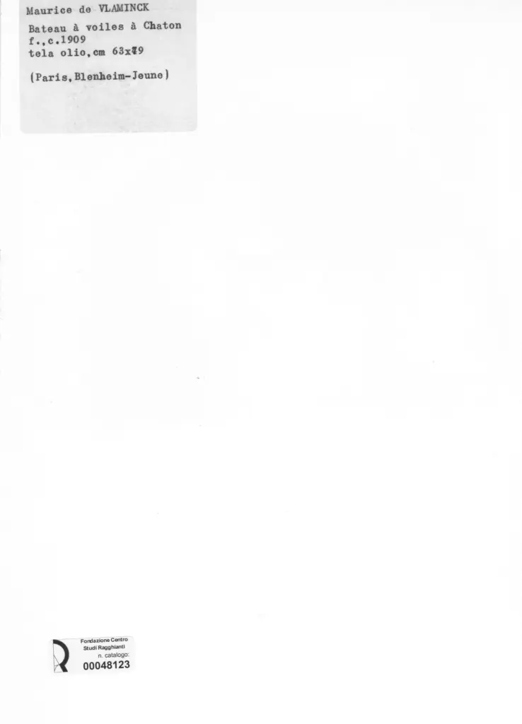 Vlaminck, Maurice sec. XX , retro