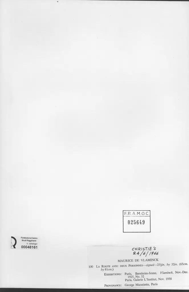 Galerie Bernheim-Jeune , Vlaminck, Maurice , retro