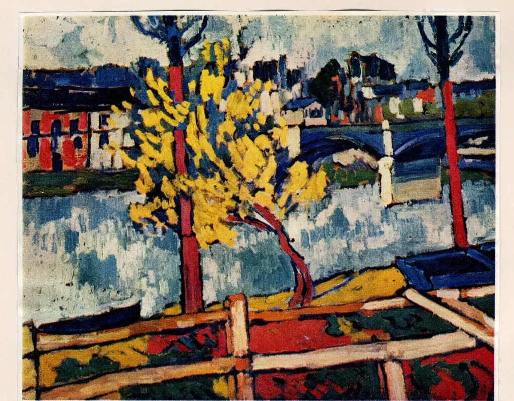 Galerie Bernheim-Jeune , Vlaminck, Maurice - sec. XX - La Seine , fronte