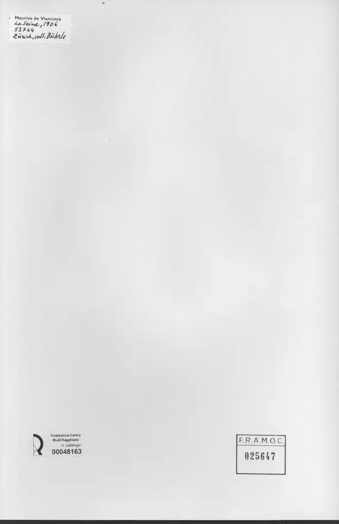 Galerie Bernheim-Jeune , Vlaminck, Maurice - sec. XX - La Seine , retro