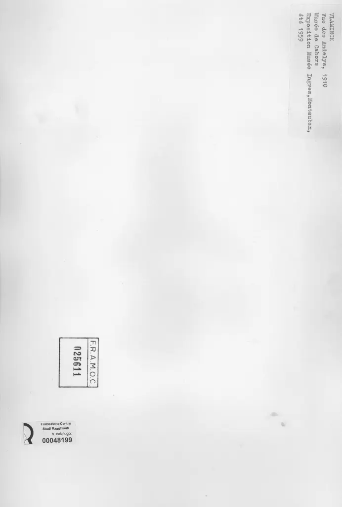 Anonimo , Vlaminck, Maurice - sec. XX - Vue des Andelys , retro