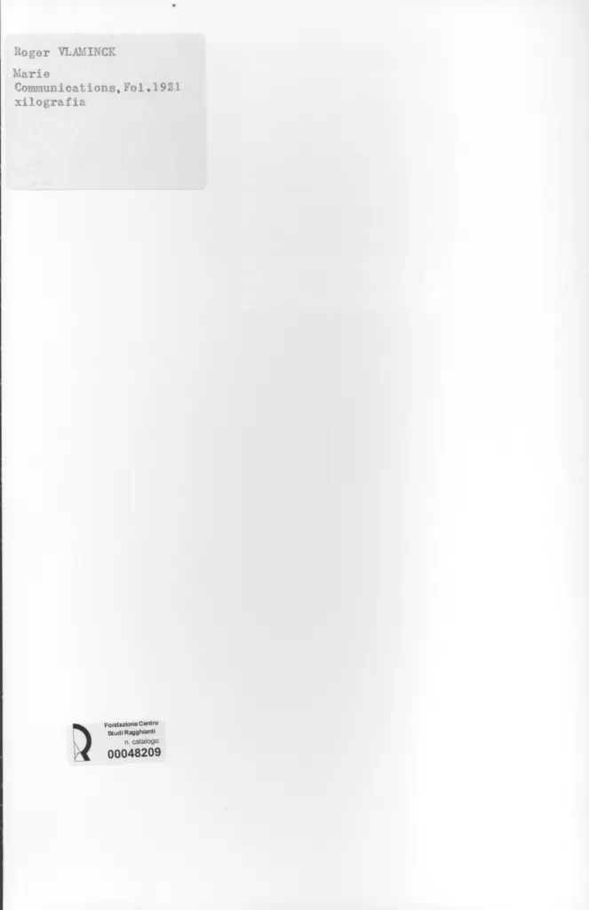 Anonimo , Vlaminick, Roger , retro