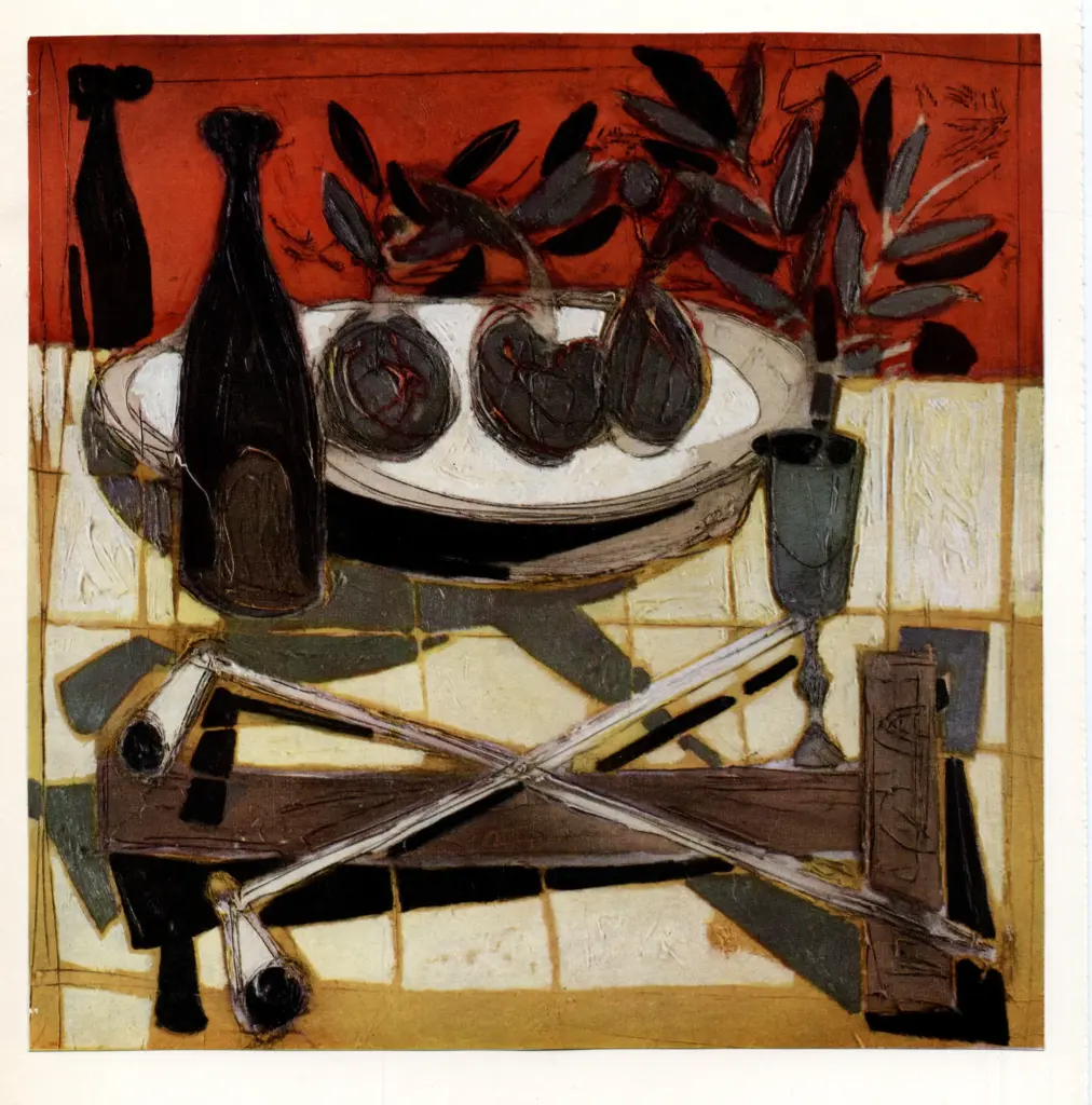 Venard, Claude , - Natura morta con due pipe