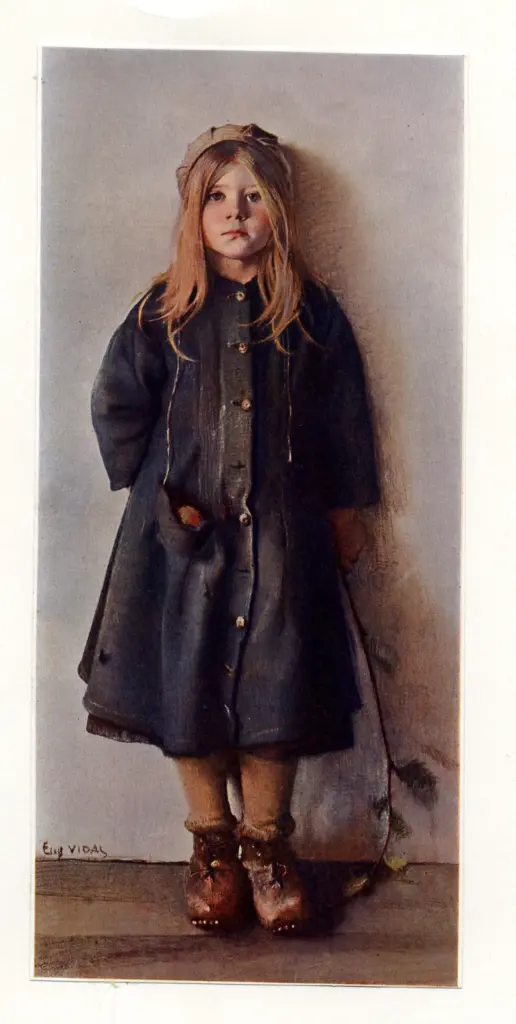 Vidal, Eugène , - ritratto di bambina