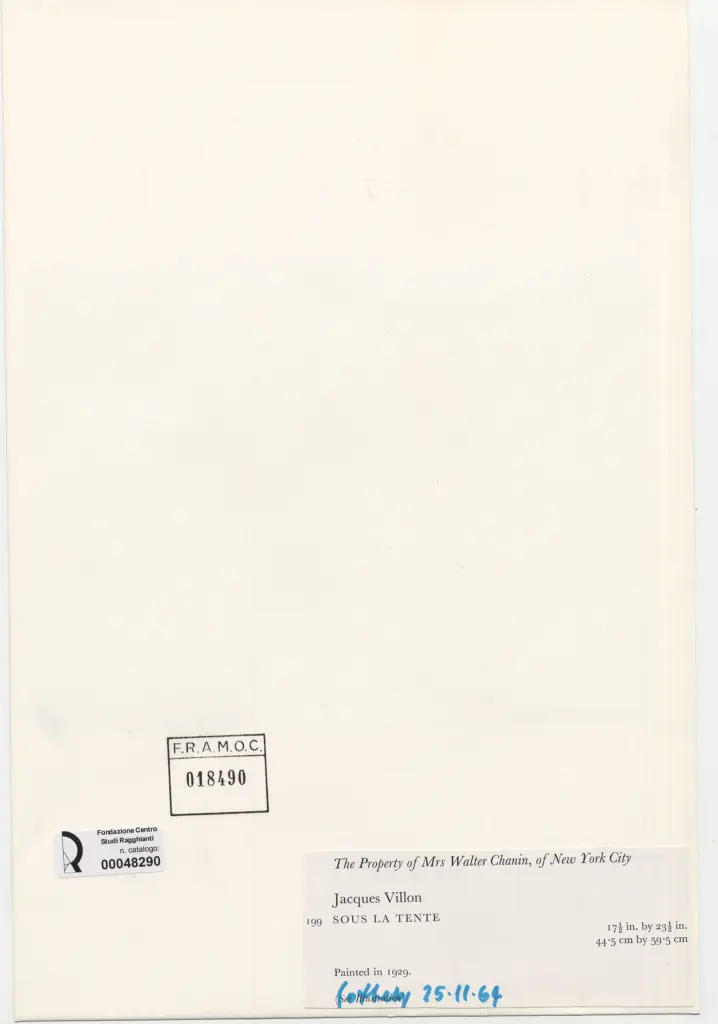 Anonimo, Anonimo , retro