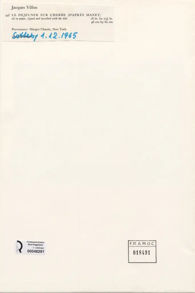 Anonimo, Anonimo , retro