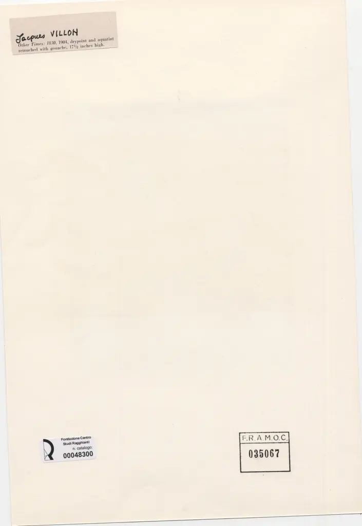 Anonimo, Anonimo , retro