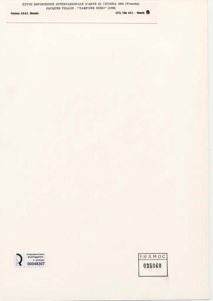 A.F.I. Agenzia Fotografica Industriale , retro