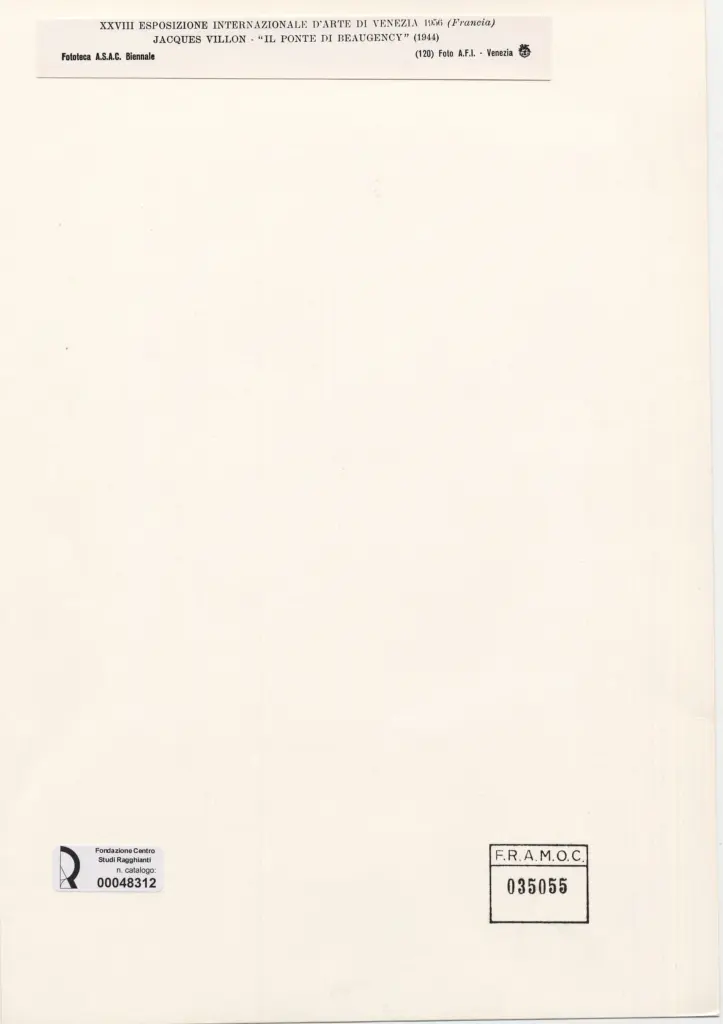 A.F.I. Agenzia Fotografica Industriale , retro