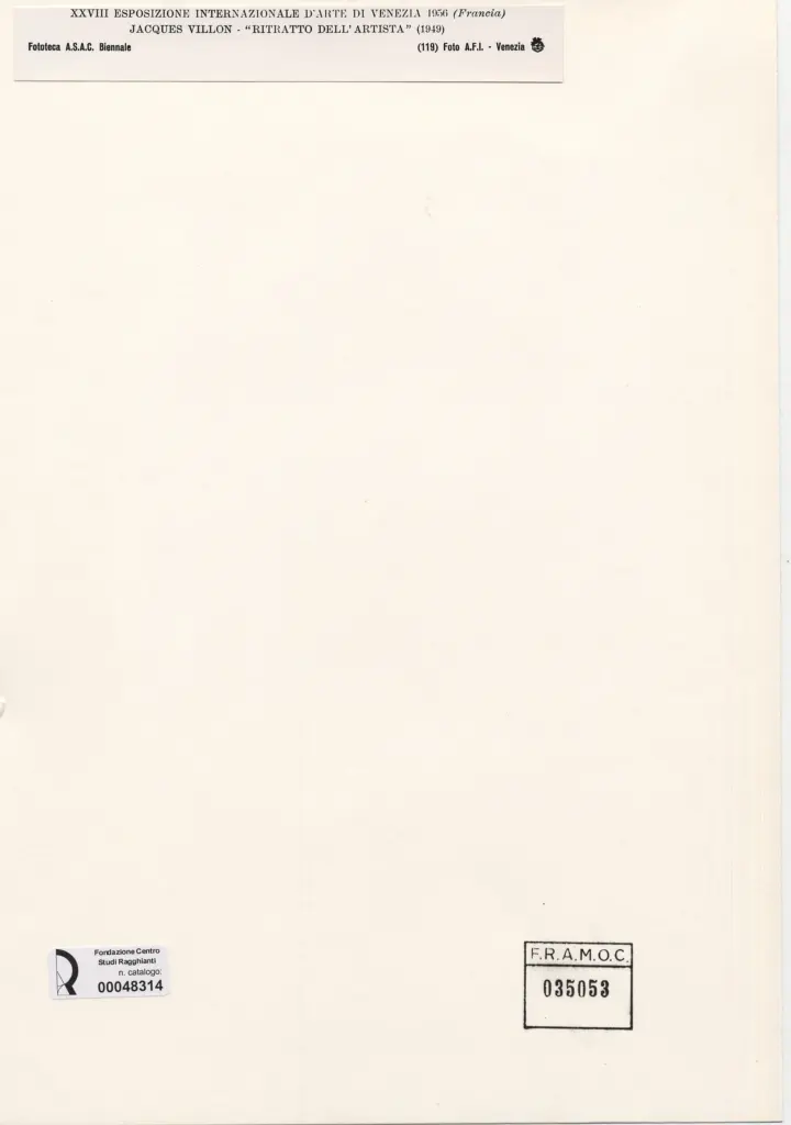 A.F.I. Agenzia Fotografica Industriale , retro