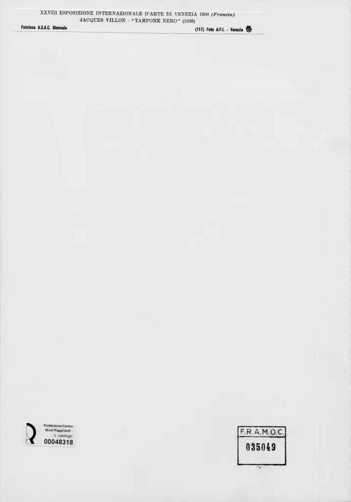 A.F.I. Agenzia Fotografica Industriale , retro