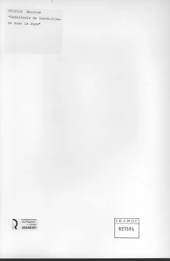 Anonimo , Utrillo, Maurice , retro