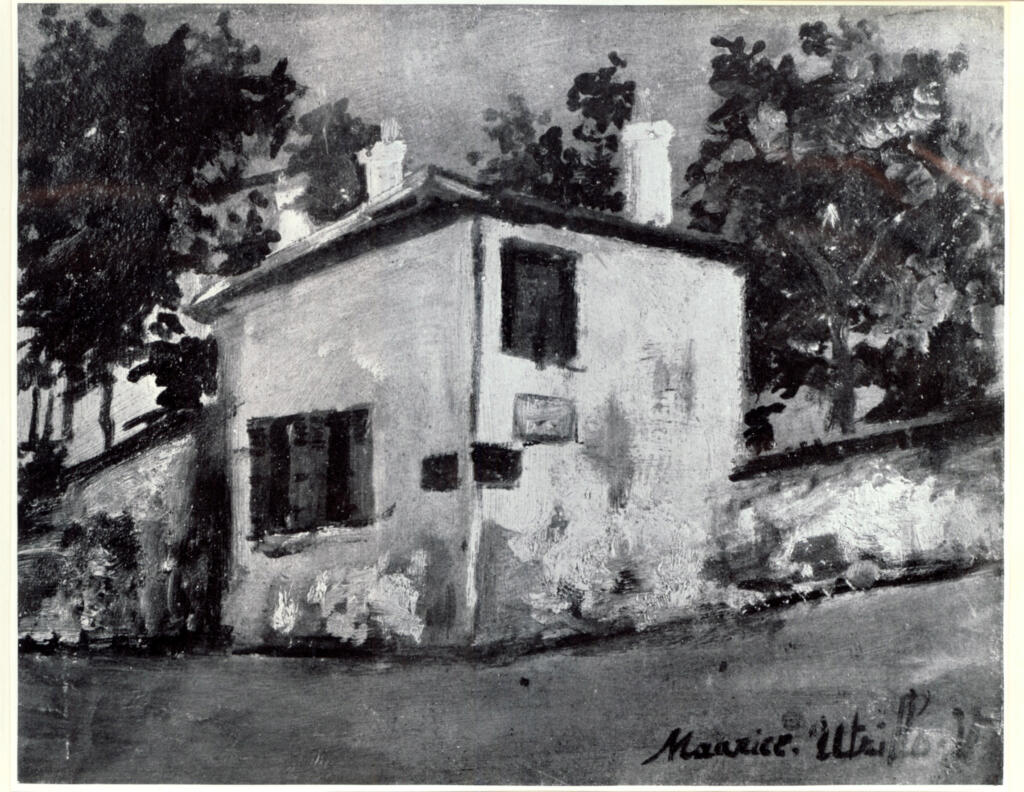 Anonimo , Utrillo, Maurice - sec. XX - La petite maison blanche , fronte