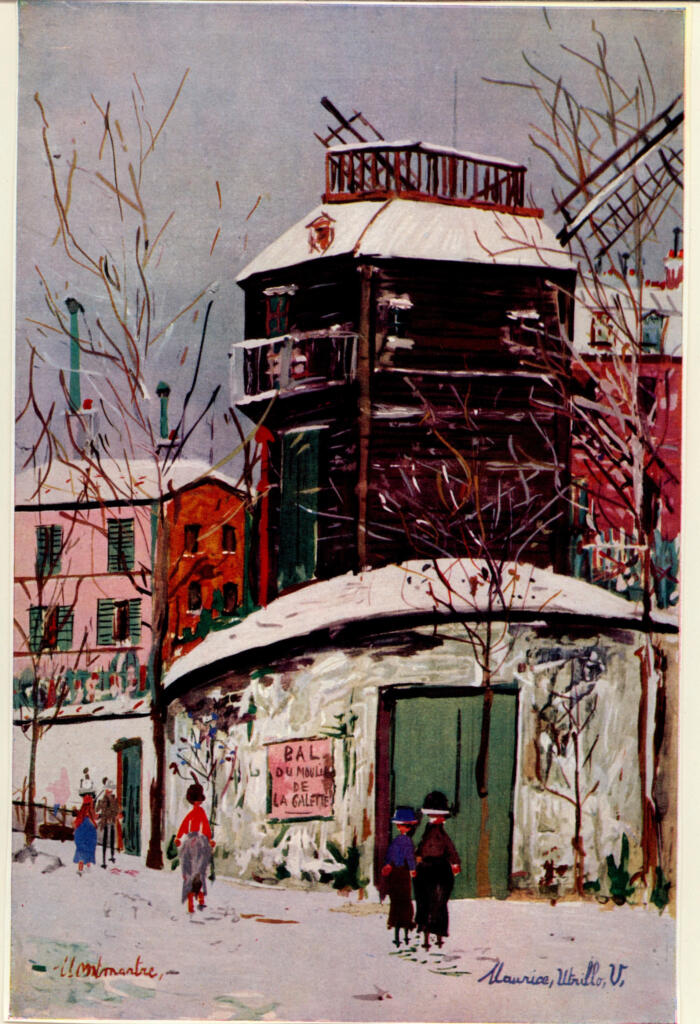 Anonimo , Utrillo, Maurice - sec. XX - Montmartre , fronte