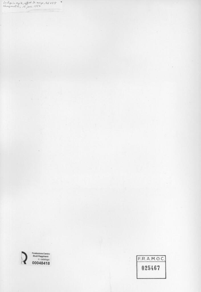 Anonimo , Utrillo, Maurice - sec. XX - Le lapin agile, effet de neige , retro