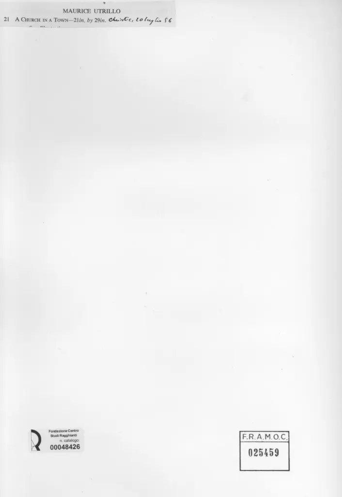 Anonimo , Utrillo, Maurice , retro