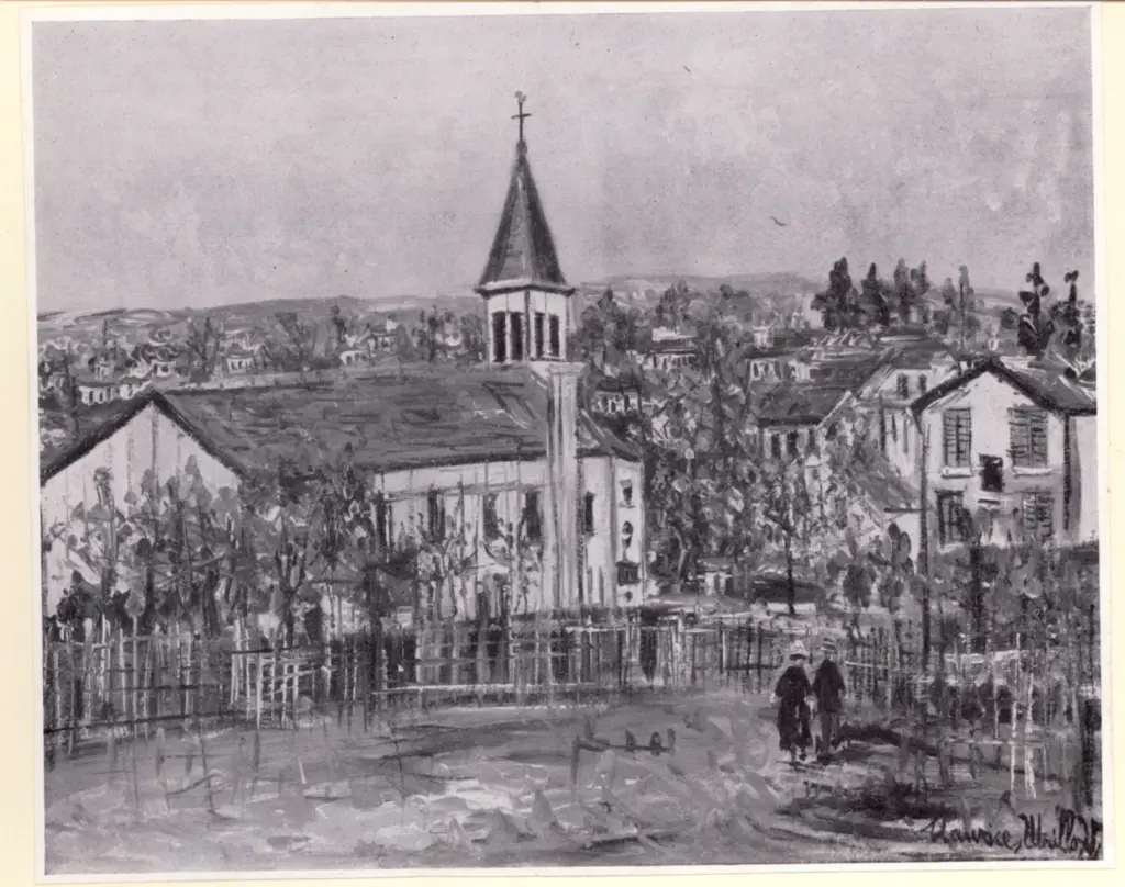 Utrillo, Maurice , A village and Church
