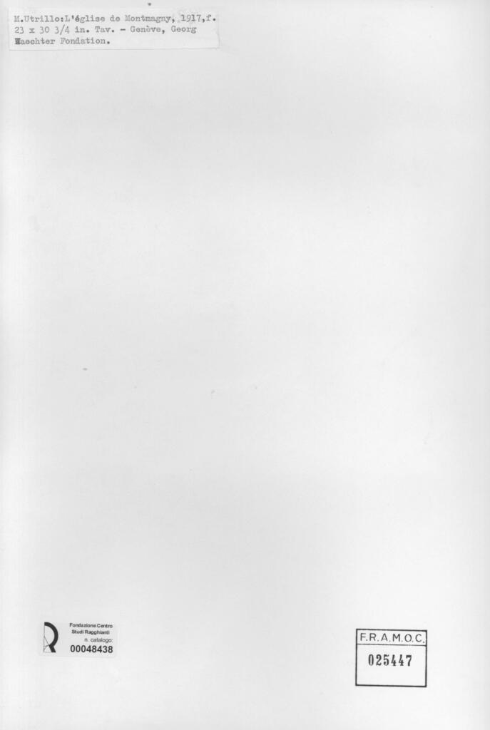 Anonimo , Utrillo, Maurice - sec. XX , retro