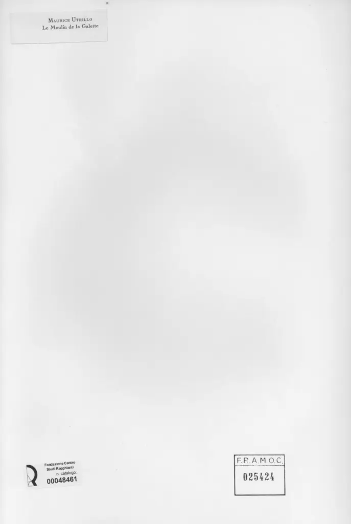 Anonimo , Utrillo, Maurice - sec. XIX - Le Moulin da la Galette , retro