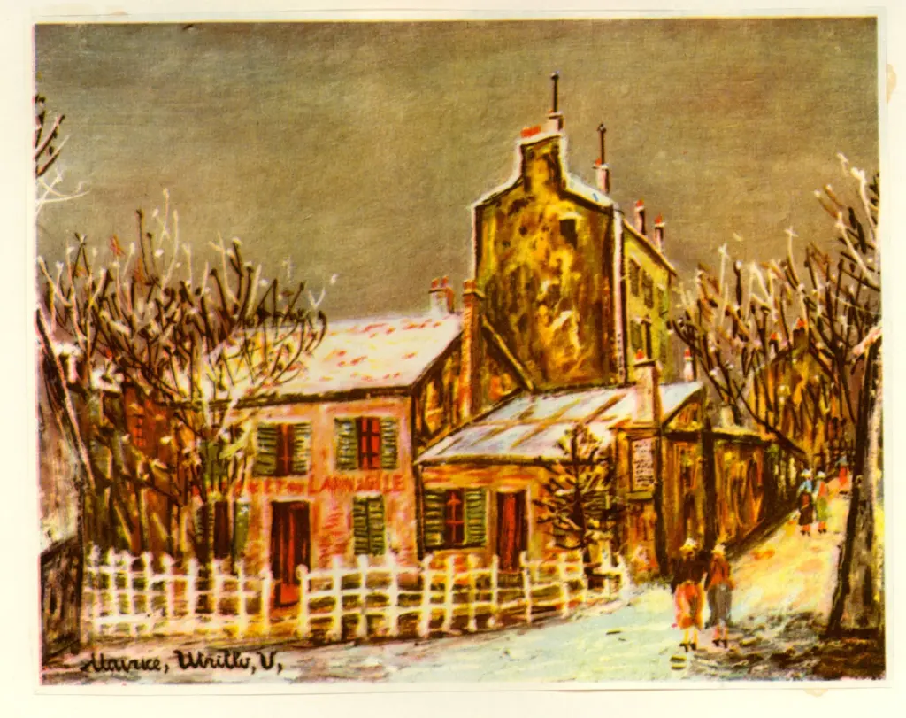 Utrillo, Maurice , Christmas in Montmartre