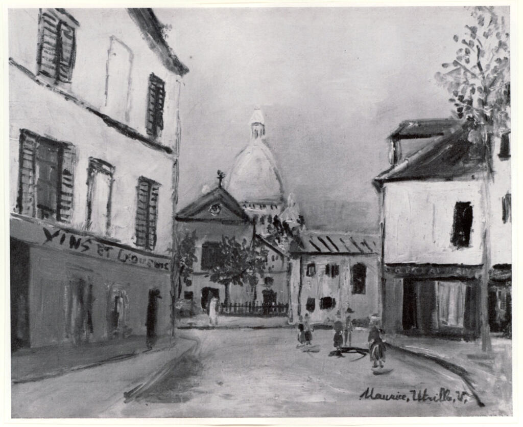 Anonimo , Utrillo, Maurice - sec. XX - Eglise Saint-Pierre et Sacre Coeur , fronte