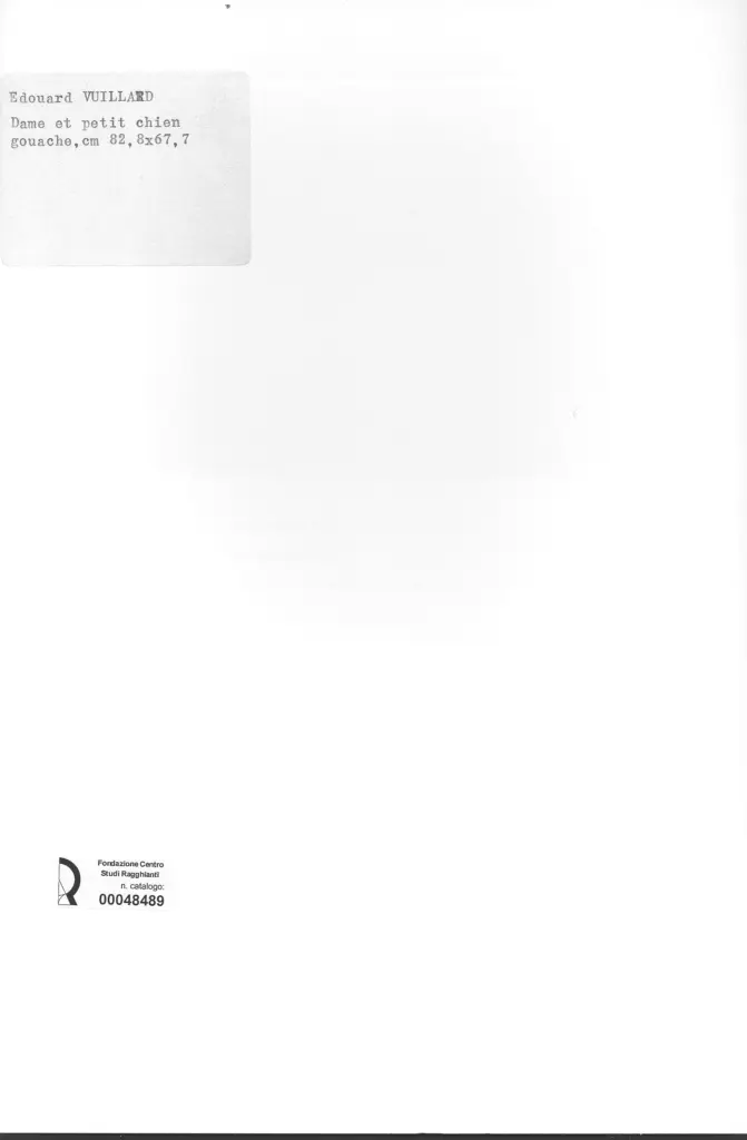 Anonimo , Vuillard, Edouard , retro