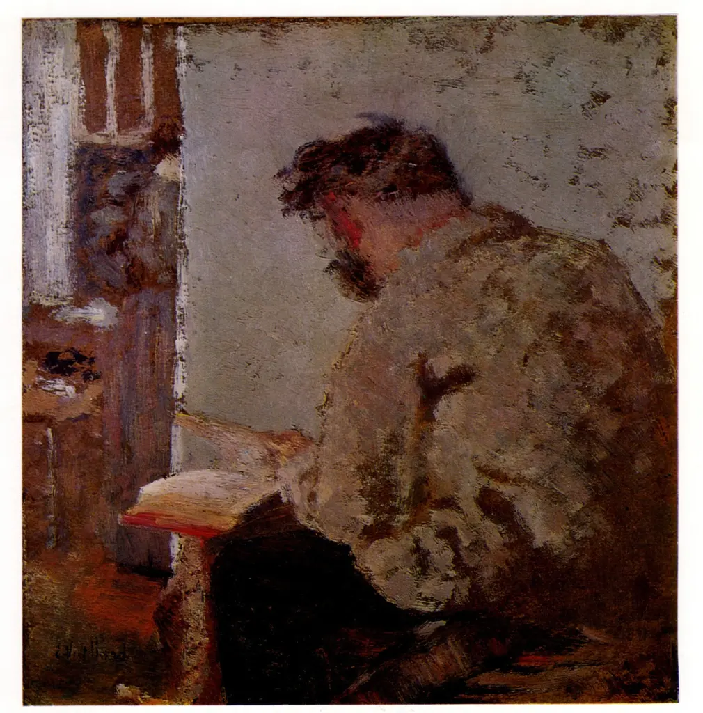 Anonimo , Vuillard, Edouard - sec. XIX - Cipa Godebski Lisant , fronte