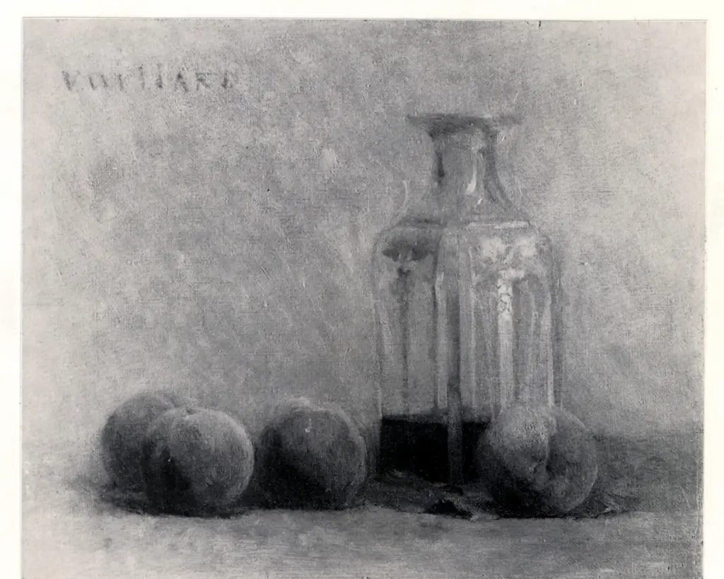 Vuillard, Edouard , Carafa de Vin et quatre P&ecirc;ches