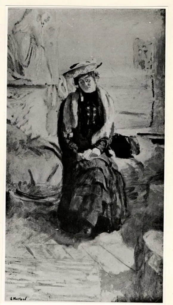 Anonimo , Vuillard, Edouard - sec. XX - L'atelier , fronte