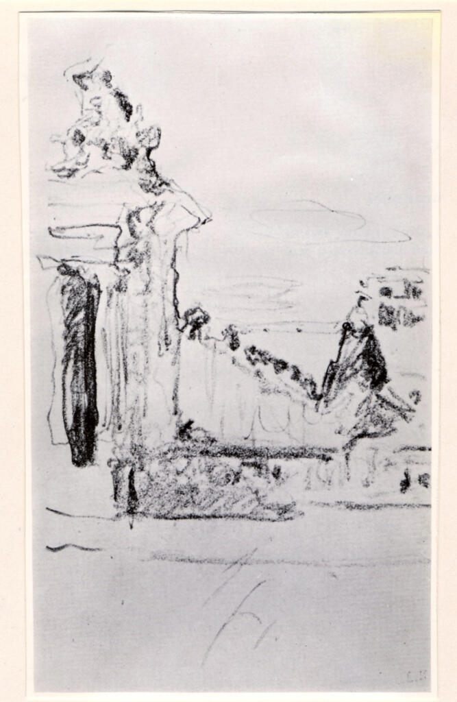 Anonimo , Vuillard, Edouard - sec. XX - Le Cavalier Bernin à Versailles , fronte