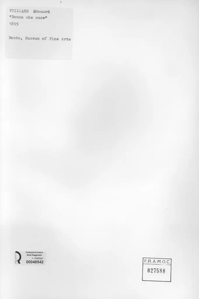 Anonimo , Vuillard, Edouard - sec. XIX , retro