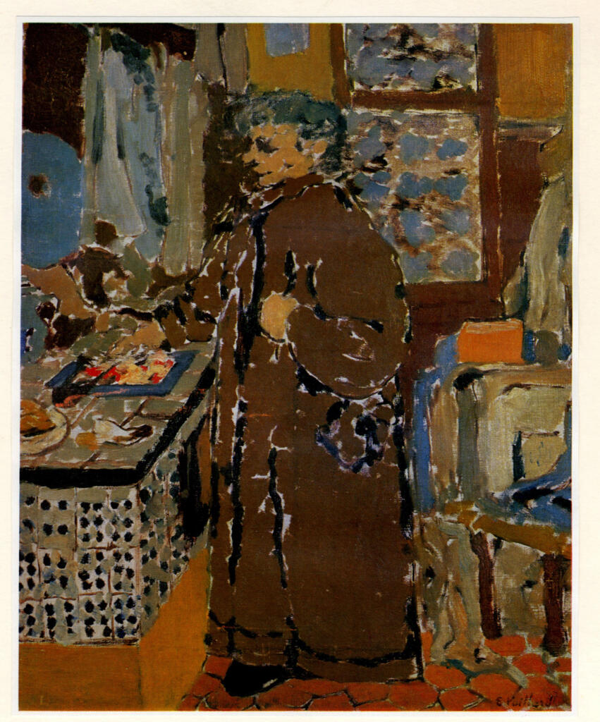 Anonimo , Vuillard, Edouard - sec. XX - La Cuisiniére , fronte