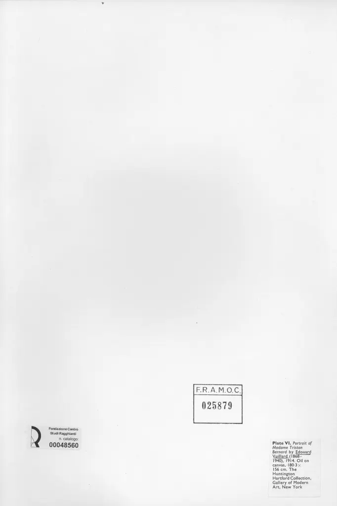 Anonimo , Vuillard, Edouard - sec. XX - Portrait of Madame Tristan , retro