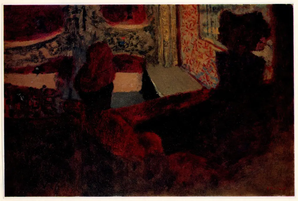 Anonimo , Vuillard, Edouard - sec. XIX - L'avant sc&egrave;ne au theatre Antoine , fronte