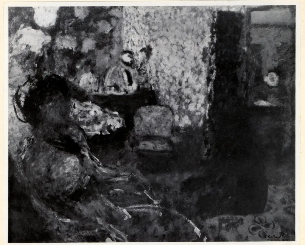 Anonimo , Vuillard, Edouard - sec. XIX/ XX - Scène d'intérieur , fronte