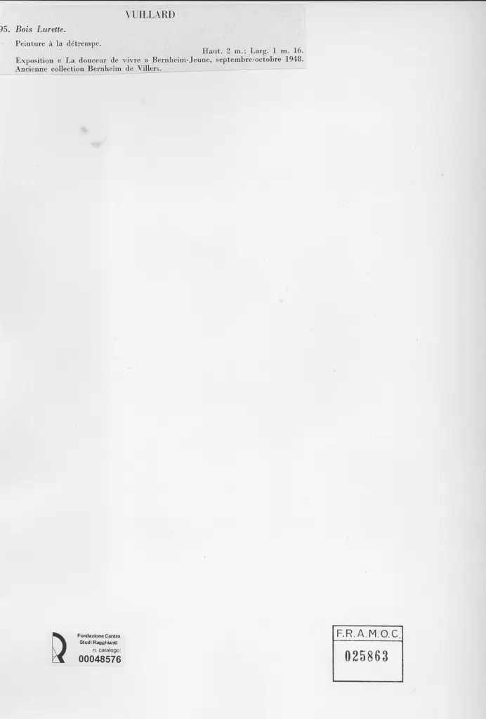Anonimo , Vuillard, Edouard , retro