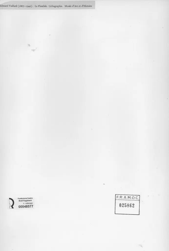 Anonimo , Vuillard, Edouard , retro