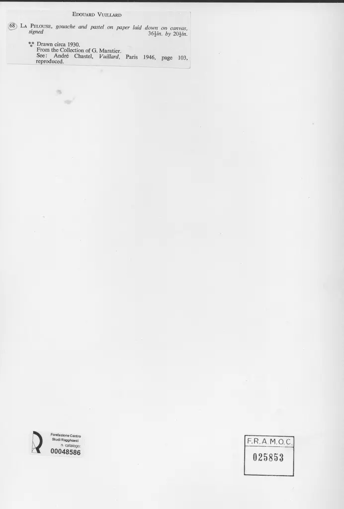 Anonimo, Anonimo , retro