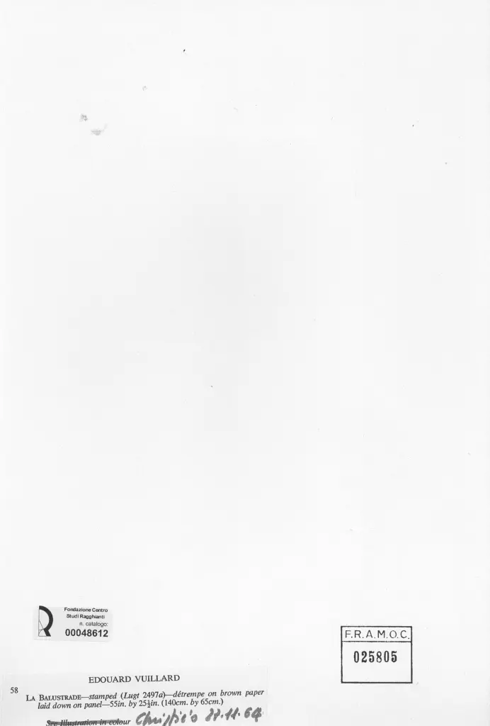 Anonimo , Vuillard, Edouard , retro