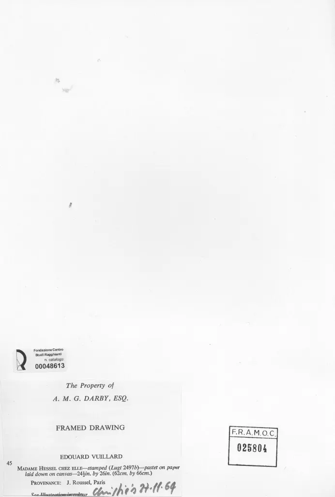 Anonimo , Vuillard, Edouard , retro